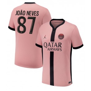 Paris Saint-Germain Joao Neves #87 Replika Tredjetrøje 2024-25 Kortærmet